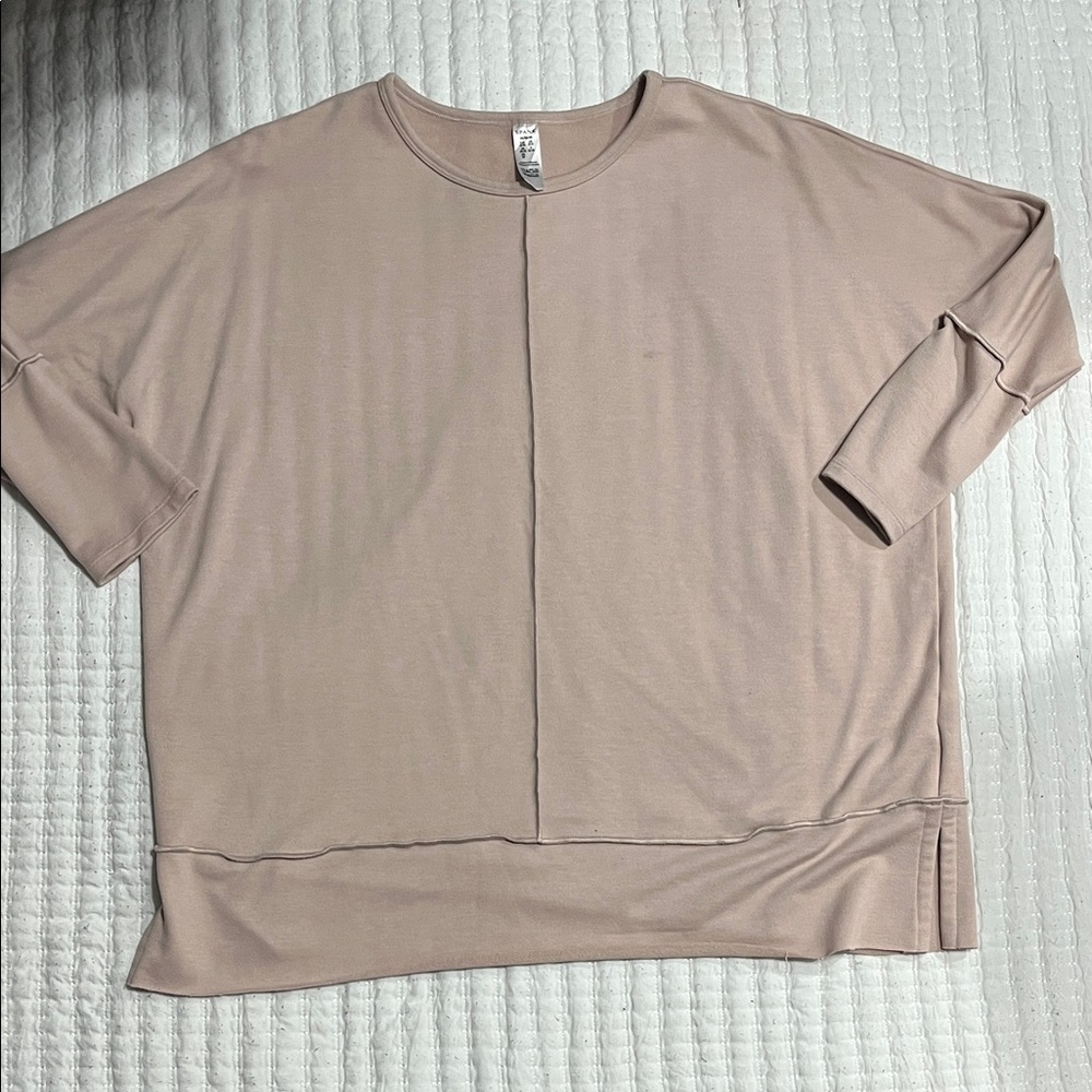 SPANX Taupe Long Sleeve Top